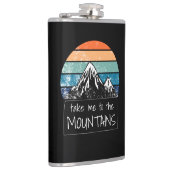 ハイキング – 山に連れて行く フラスク (右)
