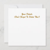 ハイキング 招待状 (裏面)