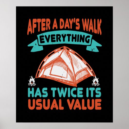 ハイキング – 散歩の後 ポスター (正面)