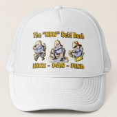 "ハイキング-鍋-" "新しい"ゴールドラッシュを見つけて下さい キャップ (正面)