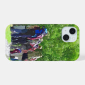 ハイキング iPhone 15ケース (裏面横)