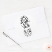 ハイキングADK ラウンドシール (封筒)