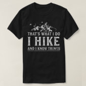 ハイキングTシャツハイカーシャツハイキングラバーシャツハイキング Tシャツ (デザイン正面)