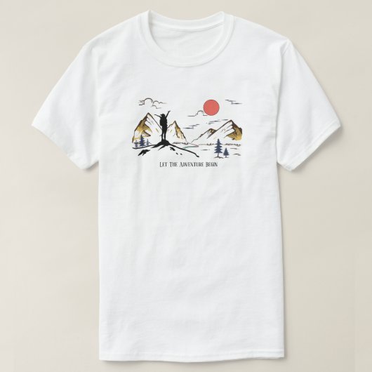 ハイキングTシャツ Tシャツ (デザイン正面)