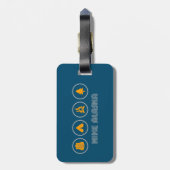 ハイクアラスカ ラゲッジタグ (裏面縦)