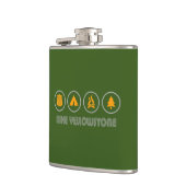 ハイクイエローストーン フラスク (左)