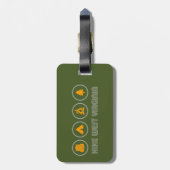 ハイクウェストバージニア ラゲッジタグ (裏面縦)