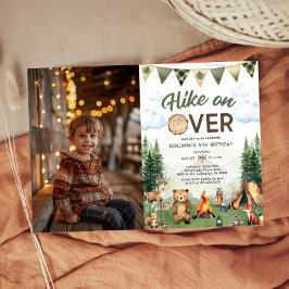 ハイクオンオーバーキャンプ誕生日写真 招待状