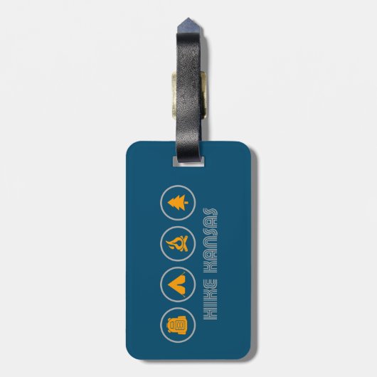 ハイクカンザス ラゲッジタグ (裏面縦)