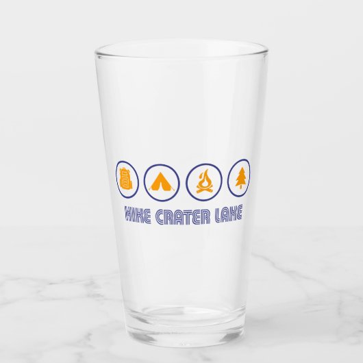 ハイククレーターレイク国立公園 タンブラーグラス (正面)