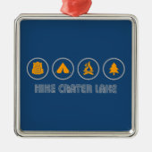 ハイククレーターレイク国立公園 メタルオーナメント (正面)