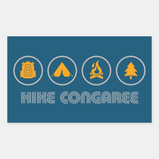ハイクコンガリー国立公園 長方形シール (正面)