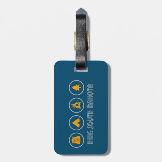 ハイクサウスダコタ ラゲッジタグ (裏面縦)