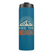 ハイクザアブサロカマウンテンズ日が差すこと タンブラー (正面)
