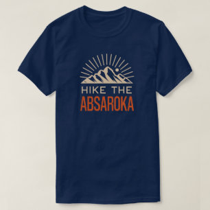 ハイクザアブサロカマウンテンズ日が差すこと Tシャツ