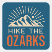 ハイクザオザーク日が差すこと スクエアシール (正面)