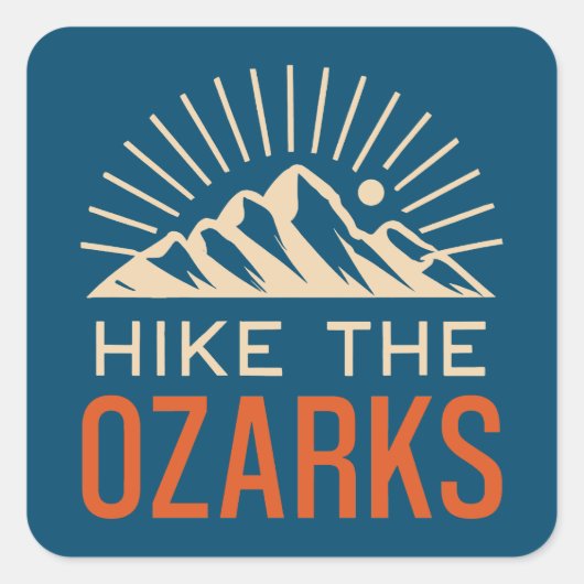 ハイクザオザーク日が差すこと スクエアシール (正面)