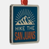 ハイクザサンファンマウンテンズ日が差すこと メタルオーナメント (右)