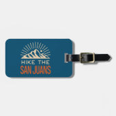 ハイクザサンファンマウンテンズ日が差すこと ラゲッジタグ (正面横)