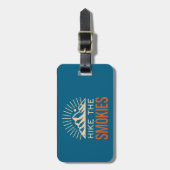 ハイクザスモークマウンテンズ日が差すこと ラゲッジタグ (正面縦)