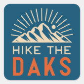 ハイクザダックス日が差すこと スクエアシール (正面)