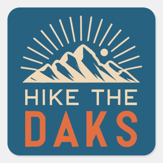 ハイクザダックス日が差すこと スクエアシール (正面)