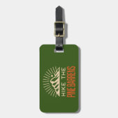 ハイクザパインバレンスニュージャージー日が差すこと ラゲッジタグ (正面縦)
