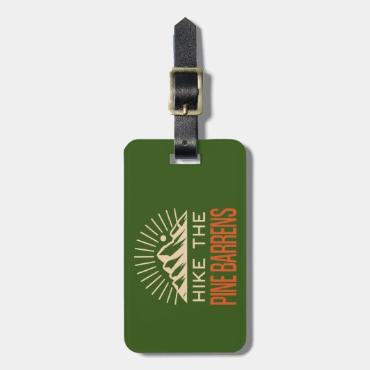 ハイクザパインバレンスニュージャージー日が差すこと ラゲッジタグ (正面縦)