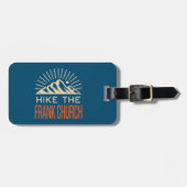 ハイクザフランクチャーチウィルダネスアイダホ日が差すこと ラゲッジタグ (正面横)