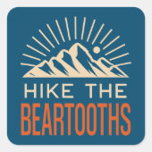 ハイクザベアトース日が差すこと スクエアシール (正面)