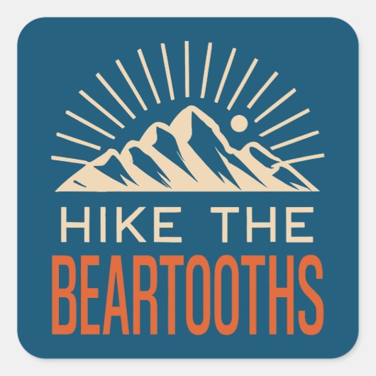 ハイクザベアトース日が差すこと スクエアシール (正面)