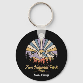 ハイクジオン国立公園ユタ風光明媚なトレイルを探索 キーホルダー