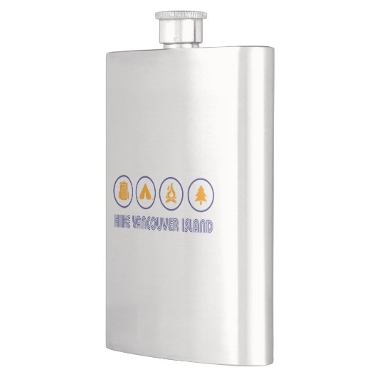 ハイクバンクーバーアイランドブリティッシュコロンビア フラスク (左)