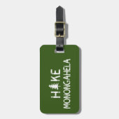ハイクモノンガヘラウェストバージニアツリー ラゲッジタグ (正面縦)