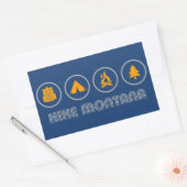 ハイクモンタナ 長方形シール (封筒)