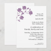 ハイクライム(パープル) 5x7 招待状 (正面/裏面)