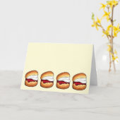 ハイクリームティースコーンジャムUKイギリスベーカリー食品 カード (黄色い花)