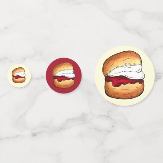 ハイクリームティースコーンジャムUKイギリスベーカリー食品 コンフェッティ (正面)