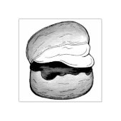 ハイクリームティースコーンジャムUKイギリスベーカリー食品 ラバースタンプ (インプリント)