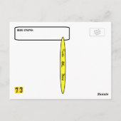 ハイグラウンドQSLカードのハム無線オペレーター ポストカード (裏面)