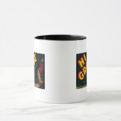 ハイグレード梨クレートラベル マグカップ (中央)