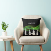 ハイゲの森の白黒と北の光 クッション (椅子)