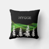 ハイゲの森の白黒と北の光 クッション (裏面)