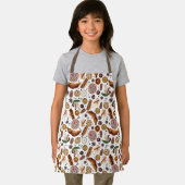 ハイゲクリスマスクッキーパターン エプロン (インサイチュ)