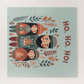 ハイゲクリスマススススススカンジナビアコージーファミリー ジグソーパズル (横)