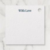 ハイゲクリスマスディアーデザイン – スカンジナビアインスパイア フェイバータグ (裏面)