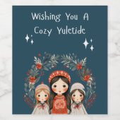 ハイゲクリスマスマザー&クルーズリース ワインラベル (シングルラベル)