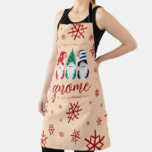 ハイゲクリスマス格言フォーザホリデーズスノーフレーク エプロン (インサイチュ)