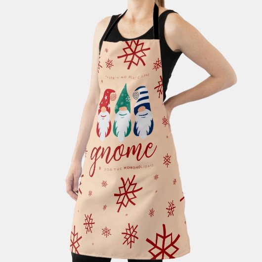 ハイゲクリスマス格言フォーザホリデーズスノーフレーク エプロン (インサイチュ)