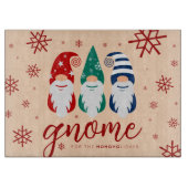 ハイゲクリスマス格言フォーザホリデーズスノーフレーク カッティングボード (正面)